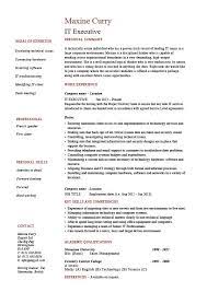 Most individuals list out their soft skills such as leadership, good communication, compassion, etc in their resume. It Executive Resume Example Sample Technology Technical Skills Expertise College