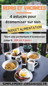 Gestion Des Repas En Vacances Organisation Et Budget Simplement Organisee Repas Vacances Idee Repas Vacances Repas