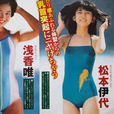◎青春アイドル水着☆南野陽子☆松田聖子☆松本伊代☆浅香唯カワイイ昭和80年代ビキニちっぱい乳首 ポッチ【A4サイズ切り抜き2p】－Funbid香港本地日本代購網站