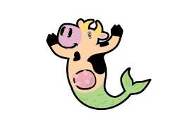 Download Cow Mermaid Svg Cut File By Creative Fabrica Crafts Creative Fabrica PSD Mockup Templates