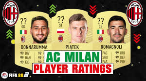 Fifa 21 kick off mode. Fifa 20 Ac Milan Player Ratings Ft Piatek Donnarumma Romagnoli Etc Youtube