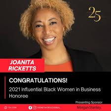 Please join us as we honor and celebrate Krystal Barker Buissereth, CFA,  Managing Director and Head of Financial Wellness, Morgan Stanley, New York,  N.Y., at TNJ's 23rd Annual 25 Influential Black Women