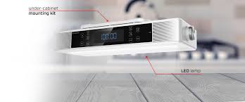 Too much weight may lead to the top. Regent Cucina Under Cabinet Kitchen Radio Fm With Bluetooth Ferguson Store