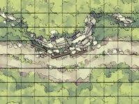 The Hillside Altar Night A Battle Map For D D Dungeons Dragons Pathfinder Warhammer And Other Table Top Rpgs Tags Fantasy Map Forest Map Dungeon Maps