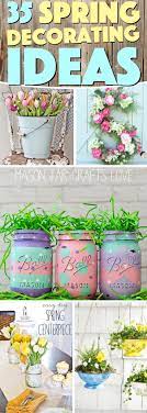 Blot alternating colors of paint onto doilies, overlap, and connect with decoupage. Best 35 Spring Decorating Ideas To Inspire Your Home