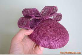 How To Make A Sinamay Pillbox Hat Fascinator Easy Hat Blocks Facinator Hats Fascinator Hats Diy Sewing Hats