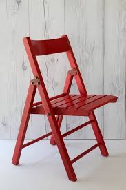 Vintage Child S Red Wooden Folding Chair Vintage Wood Camp Chair Little Seat For Garden Porch Or Folding Chair Wooden Folding Chairs Chair