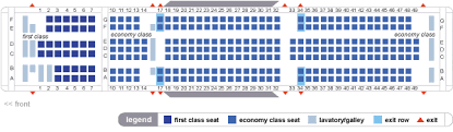 delta airlines boeing 767 400er seating map aircraft chart