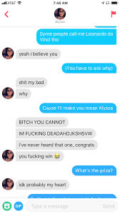 Sure, it's kind of cute. I M In Boys Tinder