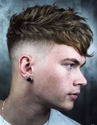 Mid Skin Fade With Textured Top Messy Top And Nice Clean Sides A Cool Looking Hairstyle Haircuts For Men Crop Haircut Mens Hairstyles