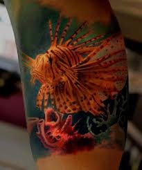 The shop has a super awesome atmosphere and the staff is very welcoming. Lionfish Tattoo
