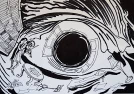 Sketch pad, or just get a bunch of white pages. The Music Of Erich Zann 2 H P Lovecraft Drawings Sketch By Victoria Trok Artist Com
