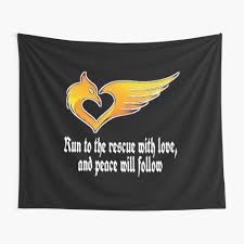 Run To The Rescue With Love And Peace Will Follow Lyrics Promote Redbubble In 2020 Sport Team Logos Team Logo Cleveland Cavaliers Logo