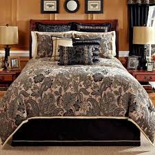 Black And White Paisley Bedding 219 4pc Veratex Alamosa Black Paisley Comforter Set King Size Comforter Sets Queen Size Comforter Sets Comforter Sets