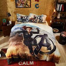 You should look at your bedroom as a sleep sanctuary; The Avengers Black Widow Comforter Set Twin Queen Size