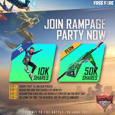 Before clicking the unlock button, ensure that you have an adequate balance in your wallet. Garena Free Fire The Final Day Of The Rampageparty Is Here Join The Rampage Party Giveaway Now And Stand A Chance To Win Street Boy Bundle 7 Days Trial And