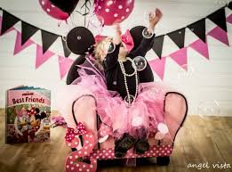 Minnie Mouse Birthday Ideas For 2 Year Old Daughter Two Year Old Girl Minnie Mouse Shoot Minnie Mouse Birthday Outfit Second Birthday Photos 2nd Birthday Photos