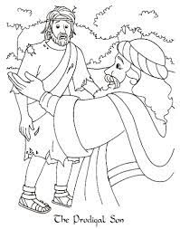 Prodigal son returns home coloring page. Prodigal Son Coloring Pages Best Coloring Pages For Kids