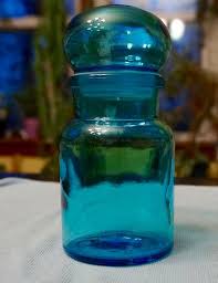Learn more about apothecary jar. Belgian Glass Apothecary Jar Blue Glass Free Shipping Glass Apothecary Jars Apothecary Jars Bottles And Jars