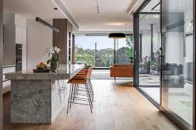 As With The External Materials The Internal Finishes Are Robust And Earthy With The Stone For The Kitchen Countertops Chosen For I House Home Australian Homes