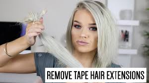 To safely remove your micro ring hair extensions, please make sure you have the following tools; How To Remove Tape Hair Extensions Kirstie Roche Youtube