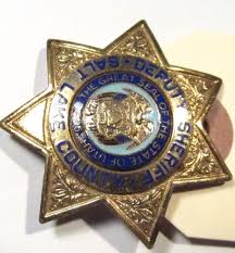 Lot 187 Salt Lake County Sheriff S Badge Sheriff Badge Salt Lake County Badge