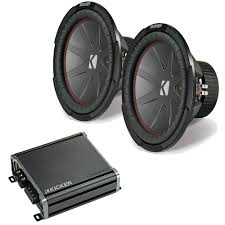 Kicker cws124 comps 12 30cm 600 watts single voice coil car van sub subwoofer. Kicker Dual 12 Compr Cx800 1 Subwoofer Package Cwr124x2 Cx8001
