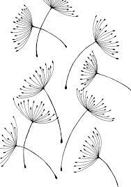 Abstract Drawing Dandelion Seeds By Vilem Buchmann In 2020 Easy Flower Drawings Simple Flower Drawing Beautiful Flower Drawings
