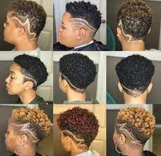 You can try out the design that is suitable for the face shape immediately. Shaved Hair Styles For Black Ladies Tapered Natural Hair Natural Hair Haircuts Natural Hair Styles