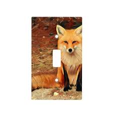 Red Fox Light Switch Cover Zazzle Com In 2020 Light Switch Covers Switch Covers Light Switch