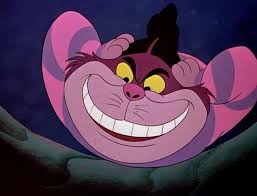 He lives in my apartment complex. The Cheshire Cat Is A Metaphorical Genius Oh My Disney