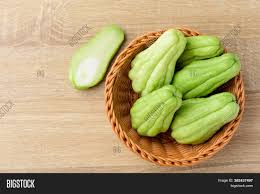 Playing catch with my dogs today in the desert and came across several unusually green plants growing is there something to the idea of grinding it up and spraying it on other plants in the garden? Chayote Squash Image Photo Free Trial Bigstock