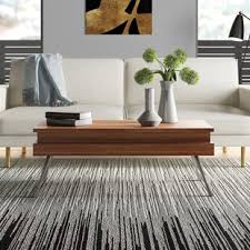 19 h x 48 w x 19 d, color: Modern Contemporary Adjustable Height Coffee Table Allmodern