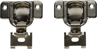 The amerock bpr3429w variable overlay hinge is finished in white. Amerock Bp2811h1314 Matrix Concealed Hinge 1 3 4in 45mm Hole Pattern Hinge With 1 4in 6mm Overlay Nickel Cabinet And Furniture Hinges Amazon Com