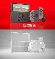 Nintendo Switch 3d Model Free Download At Www 3dcartoonist Com 3d Model Character Design Cartoonist
