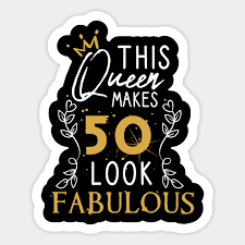 That first aircraft is now an exhibit at the museum of flight, and boeing spent a few minutes talking about the plane and its history earlier this weekend, which is sorta fun. This Queen Makes 50 Look Fabulous Funny Birthday Gift Idea For Girls And Womens Happy Birthday 50th Birthday Gift Heart And Flower Style Idea Design This Queen Makes 50 Look Fabulous Sticker Teepublic