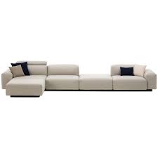 Jasper Morrison Sofa Vitra Soft Modular 4 Seat Chaise Lounge Platform Olimpo Swiss Modern Foam Wood Modular Sofa Sofa Chaise Sofa