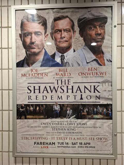 The Shawshank Redemption-Fareham Live. – Theatre, Art and Film Reviews