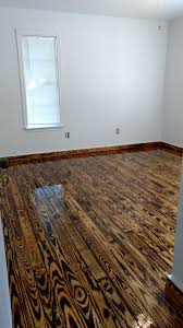 Dyi 1x4 Flooring Yellow Pine 1x4 Burnt With A Torch And Polyurethane Wood Floor Design Diy Wood Floors Pine Wood Flooring
