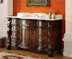 Classic, traditional and heritage bathroom ideas. Adelina 60 Inch Antique Style Bathroom Vanity Brown Marble Countertop Bathroom Sink Vanity Vanity Sink Stylish Bathroom