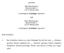 Nachfolgend können sie die vorlage kontovollmacht kostenlos im.docx. Schuldanerkennung Mit Ratenzahlung Nur 2 90 Zum Download