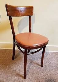 Vtg Mid Century Modern Thonet Bentwood Wood Cane Side Dining Chair 50s Vinyl 32 Side Chairs Dining Dining Chairs Chair
