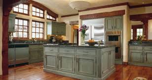 Sage Green Chalk Painted Cabinet With Wood Floor For Traditional Kitchen Ideas Using Black Cou Kitchen Cabinet Interior Kitchen Cabinets Kitchen Cabinet Design