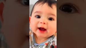 Cutebaby😍Papa talking ❤️