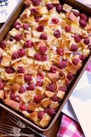 Raspberry White Chocolate Bread Pudding Recipe Chocolate Bread Chocolate Bread Pudding Bread Pudding