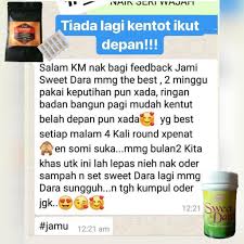 Kuat tenaga batin luar biasa tahan tahan lebih lama buang angin jahat.cara pemakanan : Jamu Sweetdara Kak Km Original Hq Shopee Malaysia