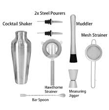 We were immediately impressed with the build quality and thickness of the 28oz. Cocktail Set Cocktail Making Set Parisian Matte Black 9 Piece Stainless Steel Cocktail Shaker Set Bar Tool Bar Sets Aliexpress