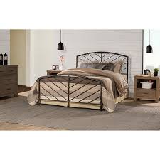 Your bedroom should be a relaxing oasis where you can retire and emerge refreshed after a restful night's sleep; Hillsdale Furniture Essex Speckled Pewter Bed Set U2346 Bed Bellacor