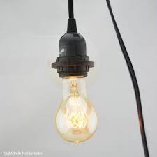 Thanksgiving point is a top merchant due to its average rating of 4.5 stars or higher based on a minimum of 400 ratings. Single Socket Black Pendant Light Bulb Lamp Cord For Lanterns 11 Ft Lamp Cord Kits Pendant Lights Luna Bazaar Boho Vintage Style Decor