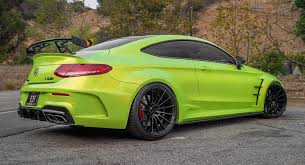 Lime Green Mercedes Amg C63 S Coupe Is One Flamboyant Ride Mercedes Amg Amg C63 Mercedes